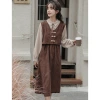 One-piece delivery for 2024 Spring College style leave: Two button-down Polo collar dresses for students, ME1375 Application Scenario